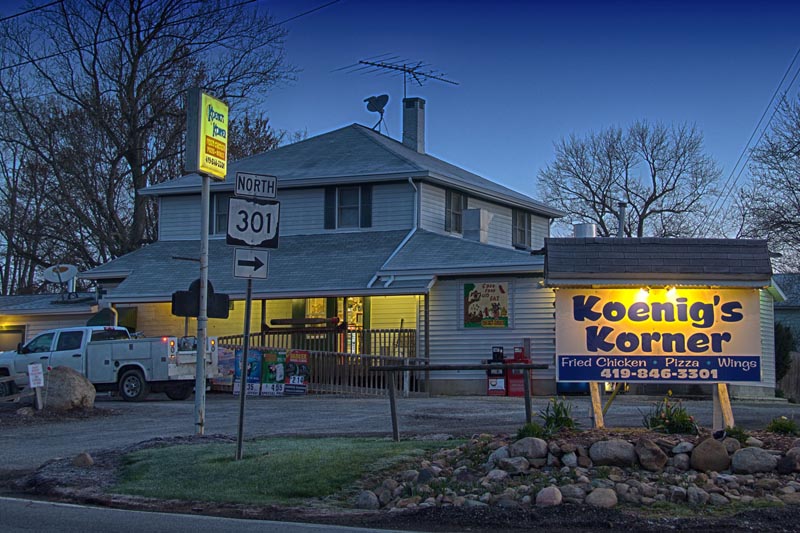 At the end of Ohi State Route 301