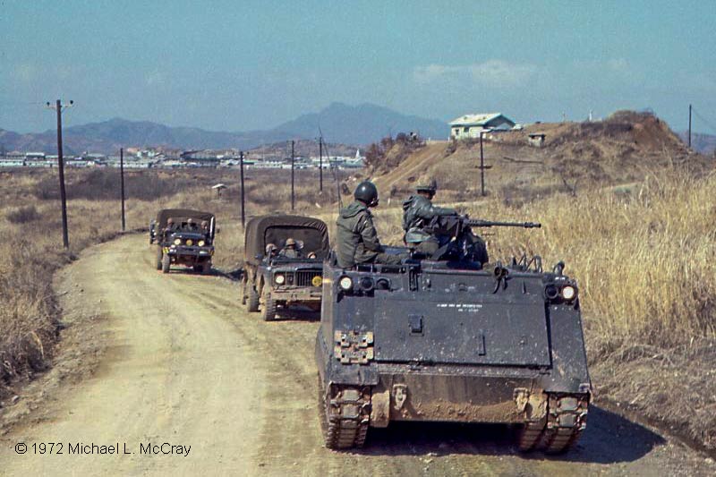 Our unit was a mechanized infantry unit.